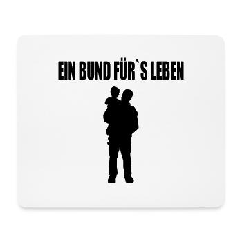 Papa - Mousepad (Querformat) - Weiß - Vorne