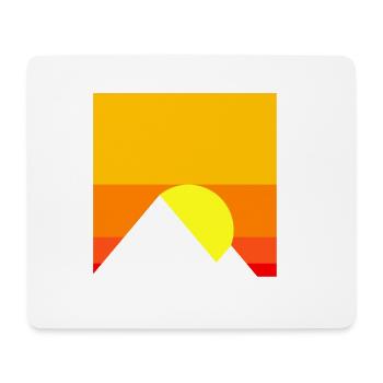 sunset - Mouse Pad (horizontal) - white - Front