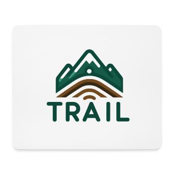 Trail Passion Running – For Nature Lovers - Mouse Pad (horizontal) - white - Front