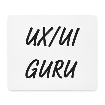 UX/UI Guru - Mouse Pad (horizontal) - white - Front