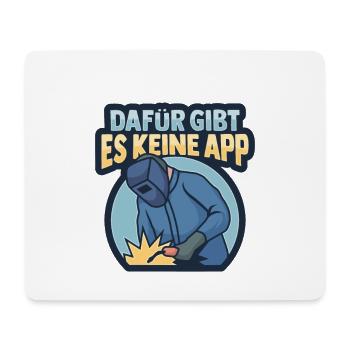 Schweißer Schweißen Schlosser und Metallbauer - Mousepad (Querformat) - Weiß - Vorne