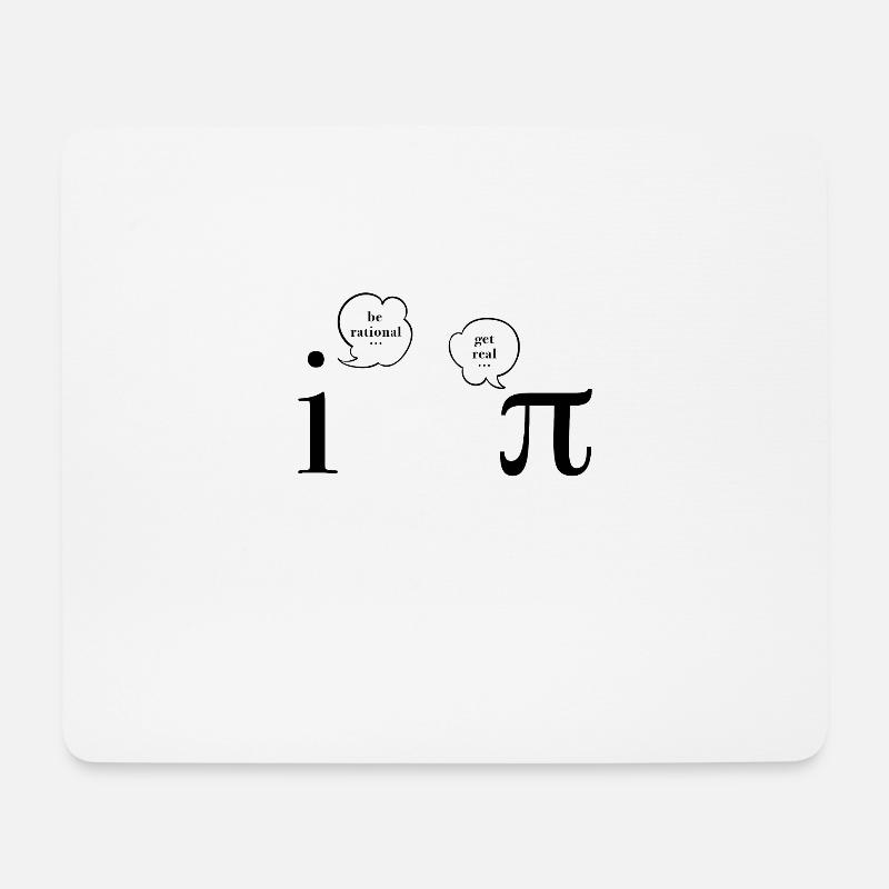 Pi-Mathe-Lehrer-Witzdesign n Mathematiker - Mousepad (Querformat) - Weiß