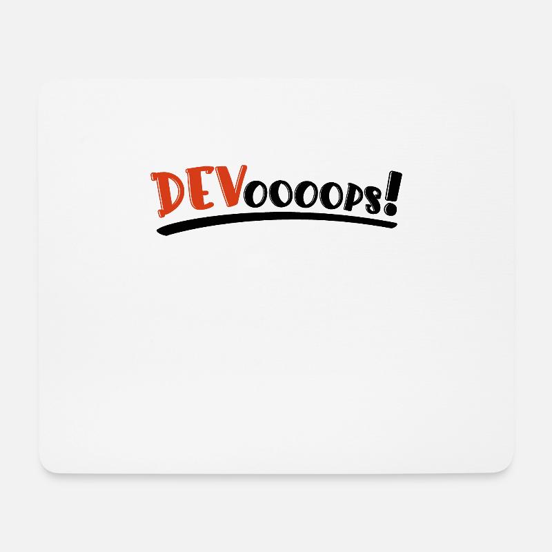 Sys-Admin Entwickler Devops-Ingenieur - Mousepad (Querformat) - Weiß