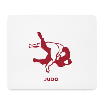Judo Outfit for Martial Arts Fighters - Mouse Pad (horizontal) - white - Front