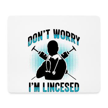 Anesthesiologist Anesthesia Anesthesiology Anesthesiologist - Mouse Pad (horizontal) - white - Front