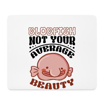 Marine Biologist Deep Sea Fish Blob Fish Ocean - Mouse Pad (horizontal) - white - Front
