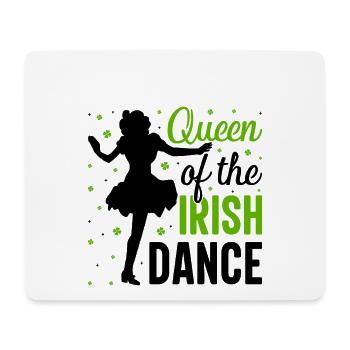 Danse irlandaise Danse irlandaise - Tapis de souris (format paysage) - blanc - Devant