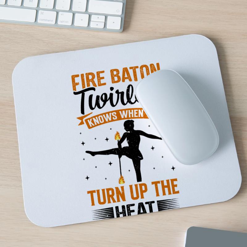 Fire Baton Fire Dance Fire Dancer Fire Dancer Mouse Pad (horizontal)
