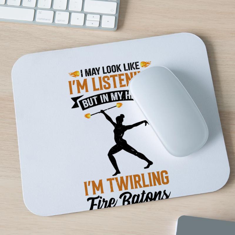 Fire Baton Fire Dance Fire Dancer Fire Dancer Mouse Pad (horizontal)