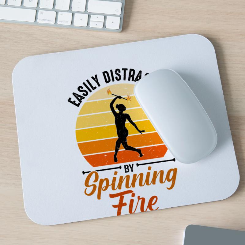 Fire Baton Fire Dance Fire Dancer Fire Dancer Mouse Pad (horizontal)