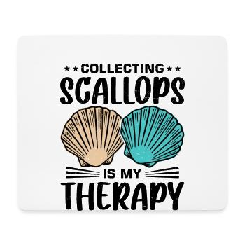 Shell Shell Collector Scallop - Mouse Pad (horizontal) - white - Front