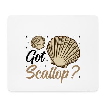Seashell Shell Collector Scallop - Mouse Pad (horizontal) - white - Front