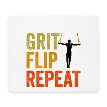 Wrestling Design for Ring Gymnasts - Mouse Pad (horizontal) - white - Front