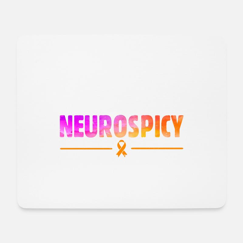 Neurodiversität Neurodivers Autismus Adhs - Mousepad (Querformat) - Weiß