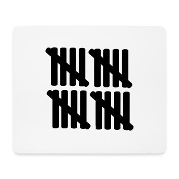 20 Geburtstag - Mousepad (Querformat) - Weiß - Vorne