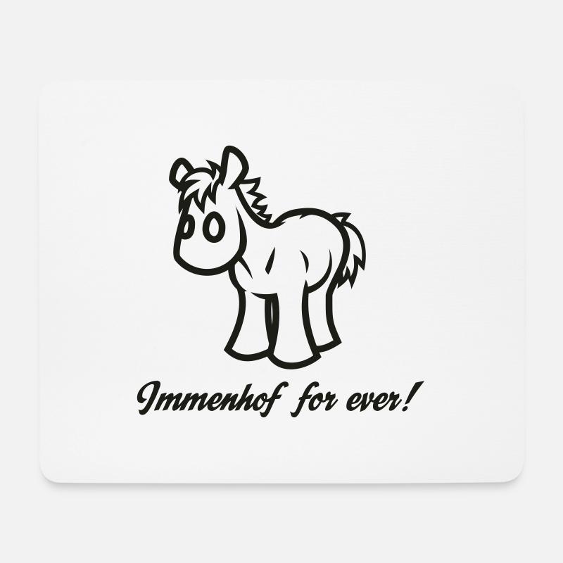 Immenhof for ever! - Mousepad (Querformat) - Weiß