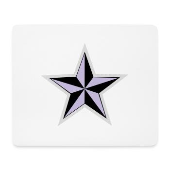 Stern - Rock´n´Roll - Mousepad (Querformat) - Weiß - Vorne