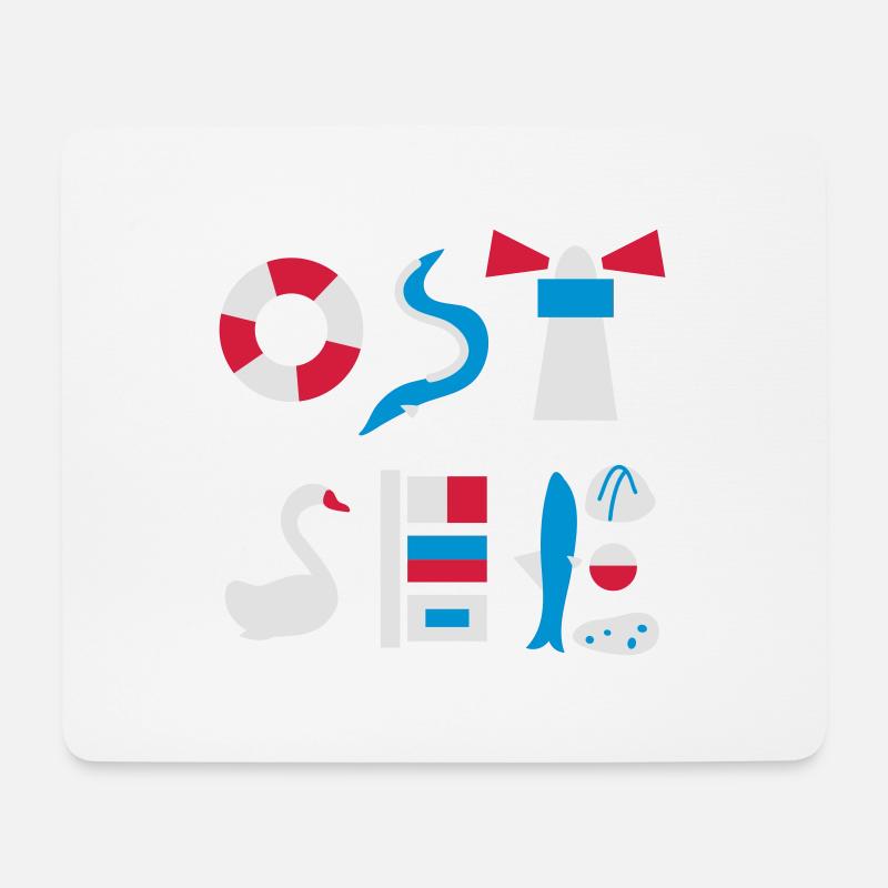 Baltic - Mouse Pad (horizontal) - white