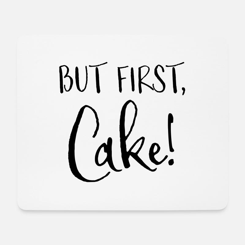 Kuchen - Mousepad (Querformat) - Weiß
