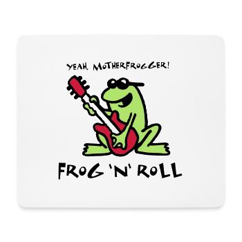 frog_n_roll_072011_d_3c - Mouse Pad (horizontal) - white - Front