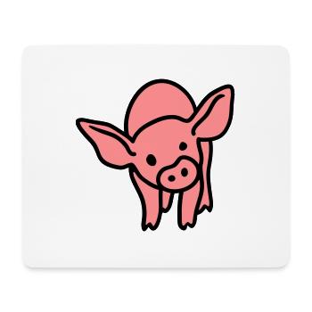 Piglet 2 - Mouse Pad (horizontal) - white - Front