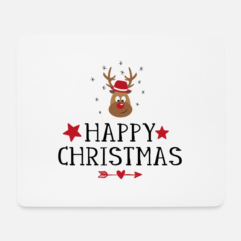 Weihnachten - Mousepad (Querformat) - Weiß
