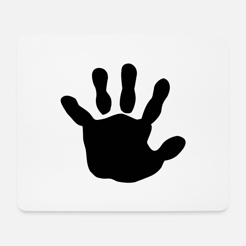 baby - hand - handprint - Mouse Pad (horizontal) - white