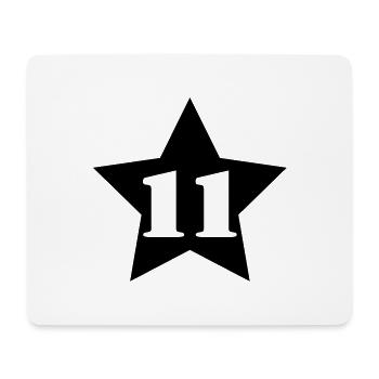 11__star___f1 - Mouse Pad (horizontal) - white - Front