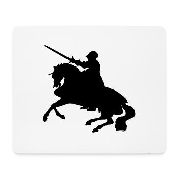Knight - Mouse Pad (horizontal) - white - Front