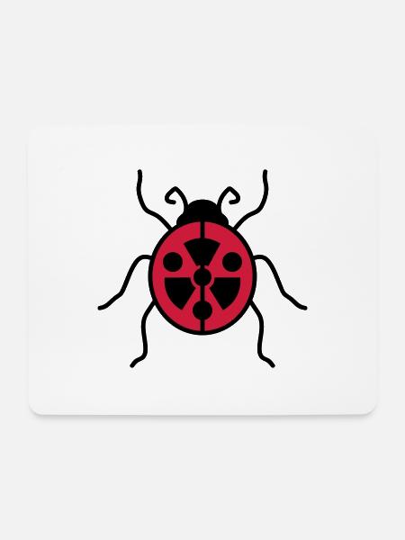 atom symbol radioaktiv gefahr danger warnung hinwe - Mousepad (Querformat) - Weiß