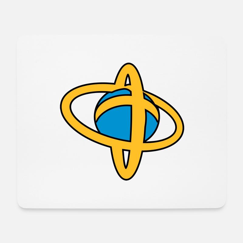 ballon_horse_ball - Mousepad (Querformat) - Weiß