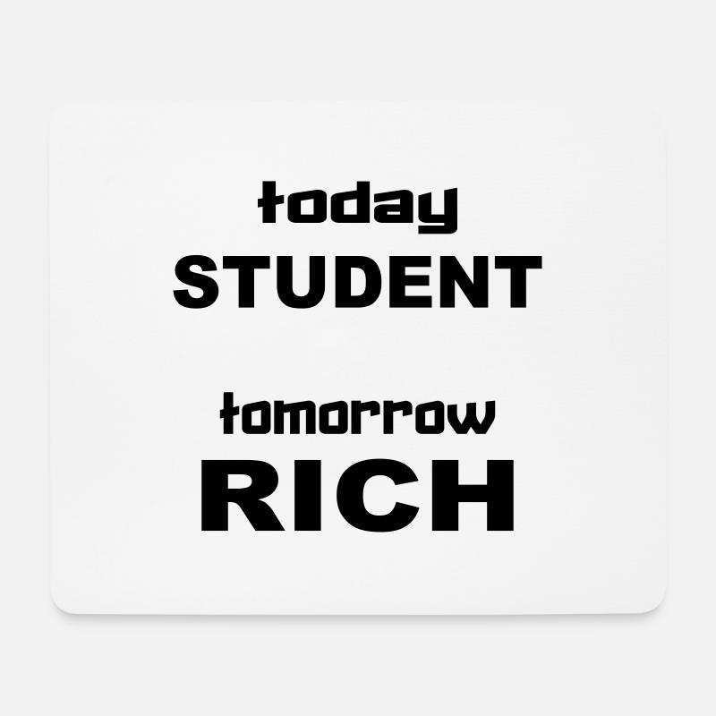 STUDENT - Mousepad (Querformat) - Weiß