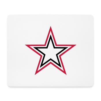 stars - Mouse Pad (horizontal) - white - Front