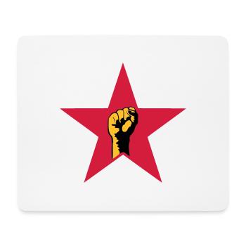revolution star - Mousepad (Querformat) - Weiß - Vorne