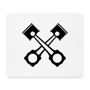zylinder_kolben_f1 - Tapis de souris (format paysage) - blanc - Devant