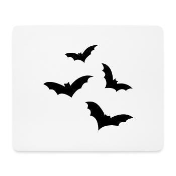 bats - Mouse Pad (horizontal) - white - Front