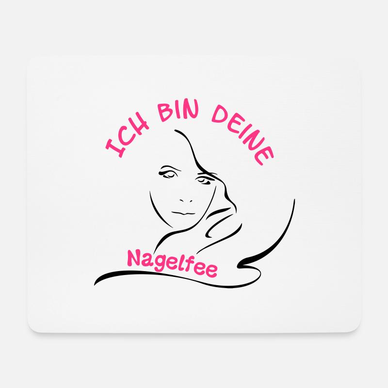 Ich bin deine Nagelfee - Mousepad (Querformat) - Weiß
