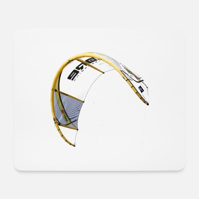 kite Kitesurfen co2 - Mousepad (Querformat) - Weiß