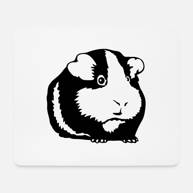 Hamster - Mousepad (Querformat) - Weiß