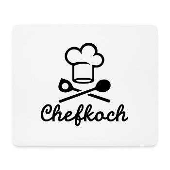 Chefkoch - Mousepad (Querformat) - Weiß - Vorne