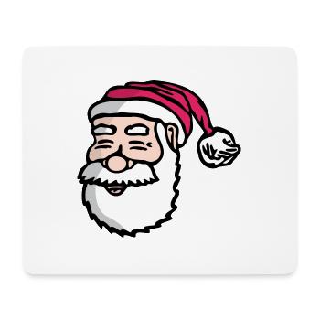 Le père Noël - Tapis de souris (format paysage) - blanc - Devant