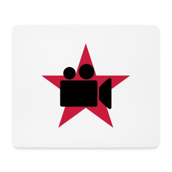 Cameraman / Camera / Kameramann / Kamera - Mouse Pad (horizontal) - white - Front