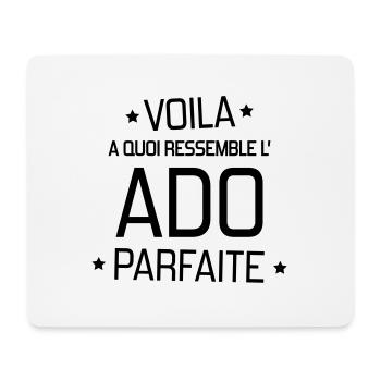 Teenager / Jugendliche / Jugendlicher / Kind - Mousepad (Querformat) - Weiß - Vorne