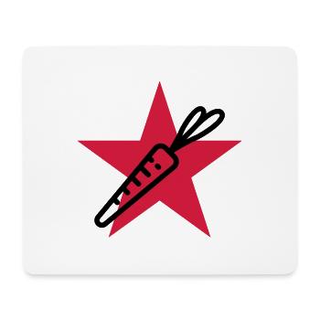 Vegetarier / Vegetarismus / Vegan / Vegetarierin - Mousepad (Querformat) - Weiß - Vorne