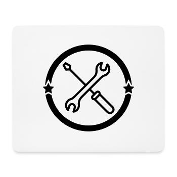 Mechanic Mechanik Mécanique Mécanicien Garage - Mouse Pad (horizontal) - white - Front