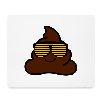 coole_kacke_02 - Mousepad (Querformat) - Weiß - Vorne