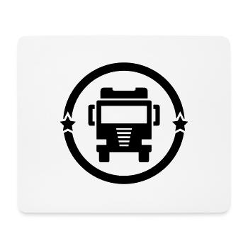 Trucker LKW Fahrer Routier Truck Camion Transport - Mouse Pad (horizontal) - white - Front
