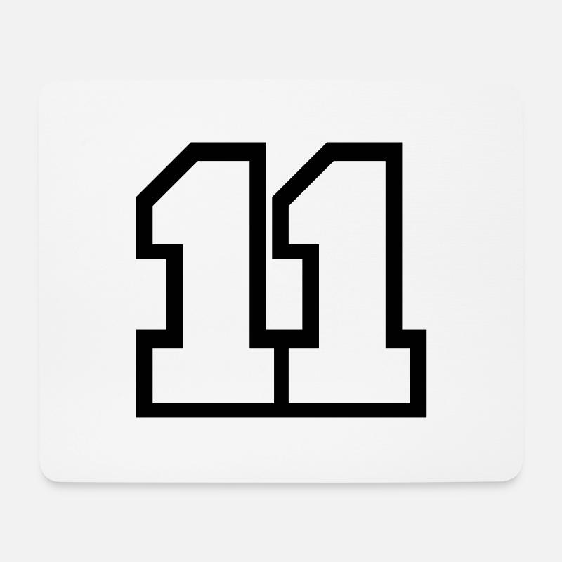 11 - Mousepad (Querformat) - Weiß