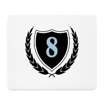 coat of arms 8 - Mouse Pad (horizontal) - white - Front