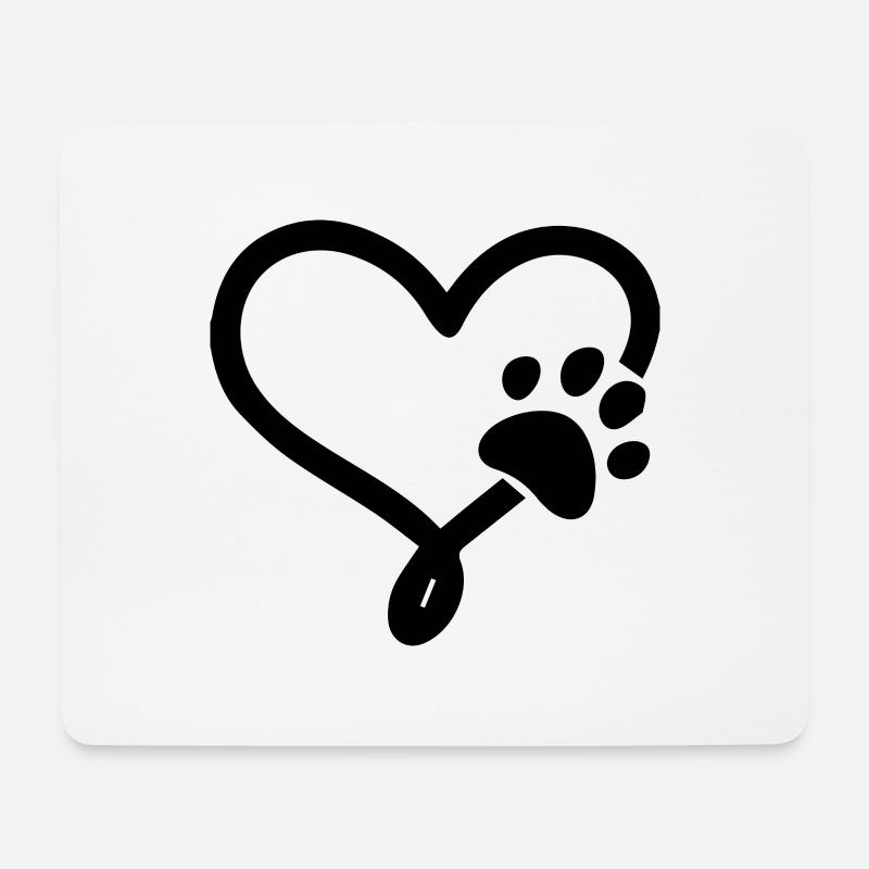 Dog dog - Mouse Pad (horizontal) - white